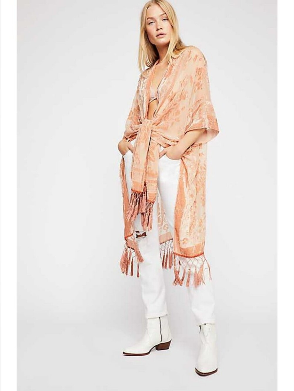NWT Free People Nightbird Kimono Duster
